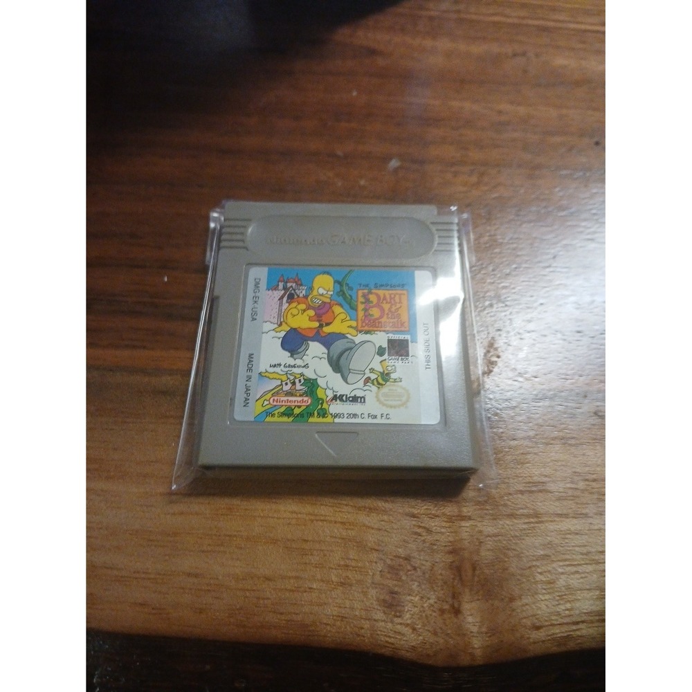 Simpsons: Bart and the Beanstalk (Nintendo Game Boy, 1993) Tested Authentic!!